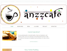 Tablet Screenshot of anzzcafe.com